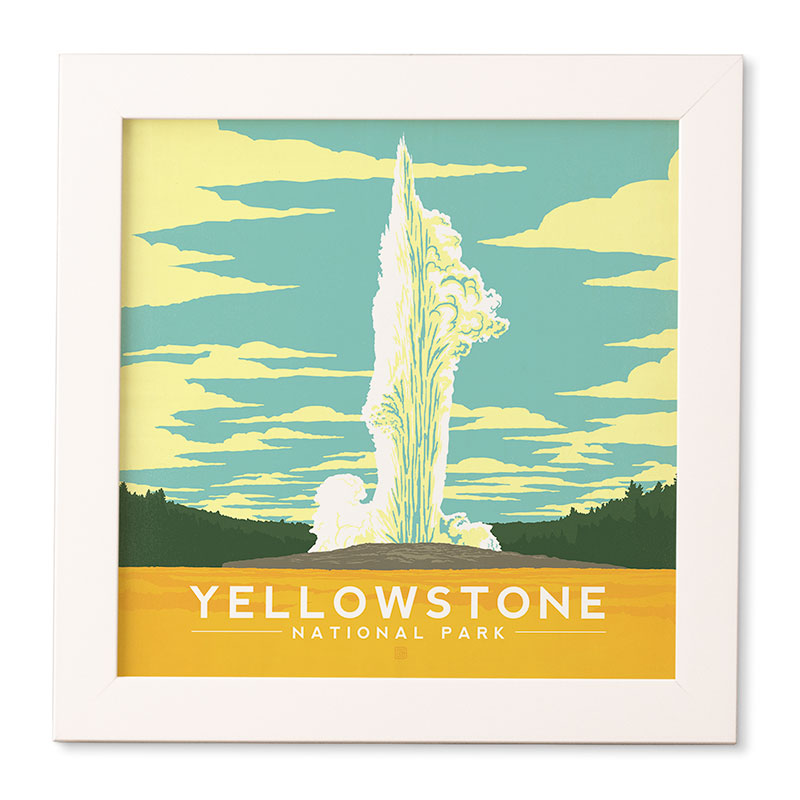 Anderson Design Group Yellowstone National Park Framed Wall Art