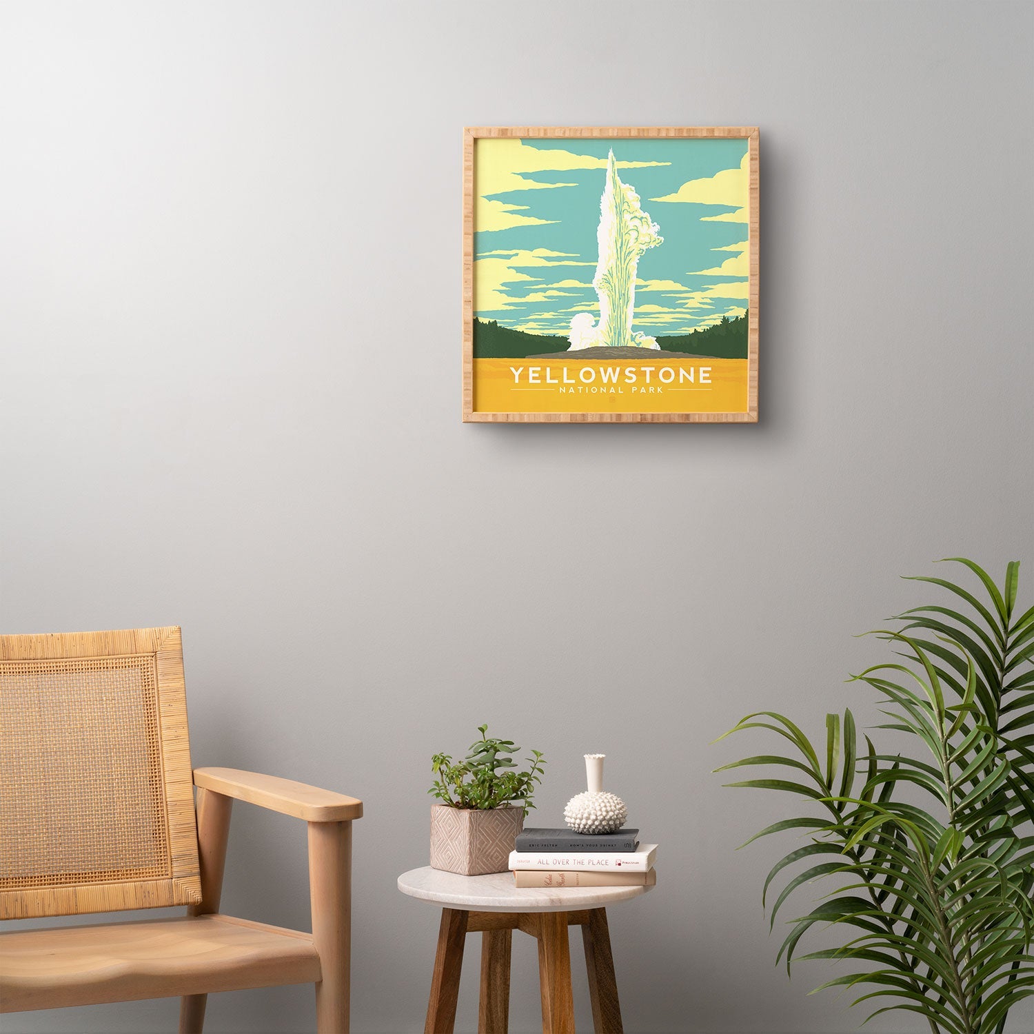 Anderson Design Group Yellowstone National Park Framed Wall Art