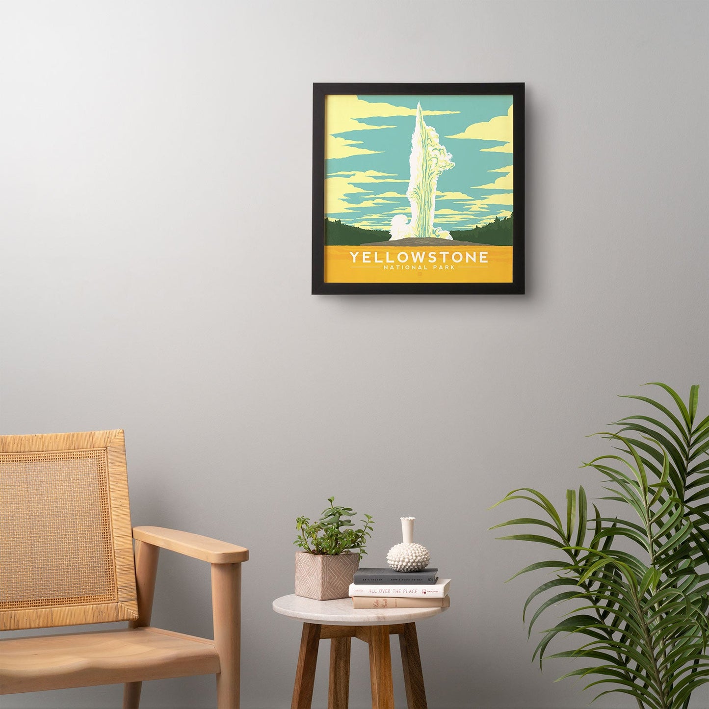 Anderson Design Group Yellowstone National Park Framed Wall Art