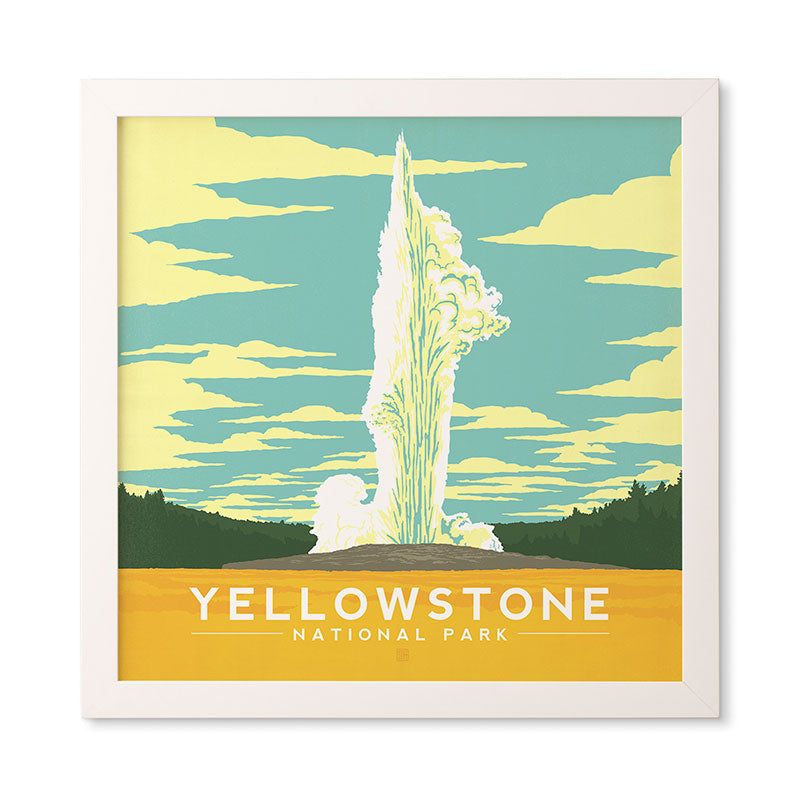 Anderson Design Group Yellowstone National Park Framed Wall Art