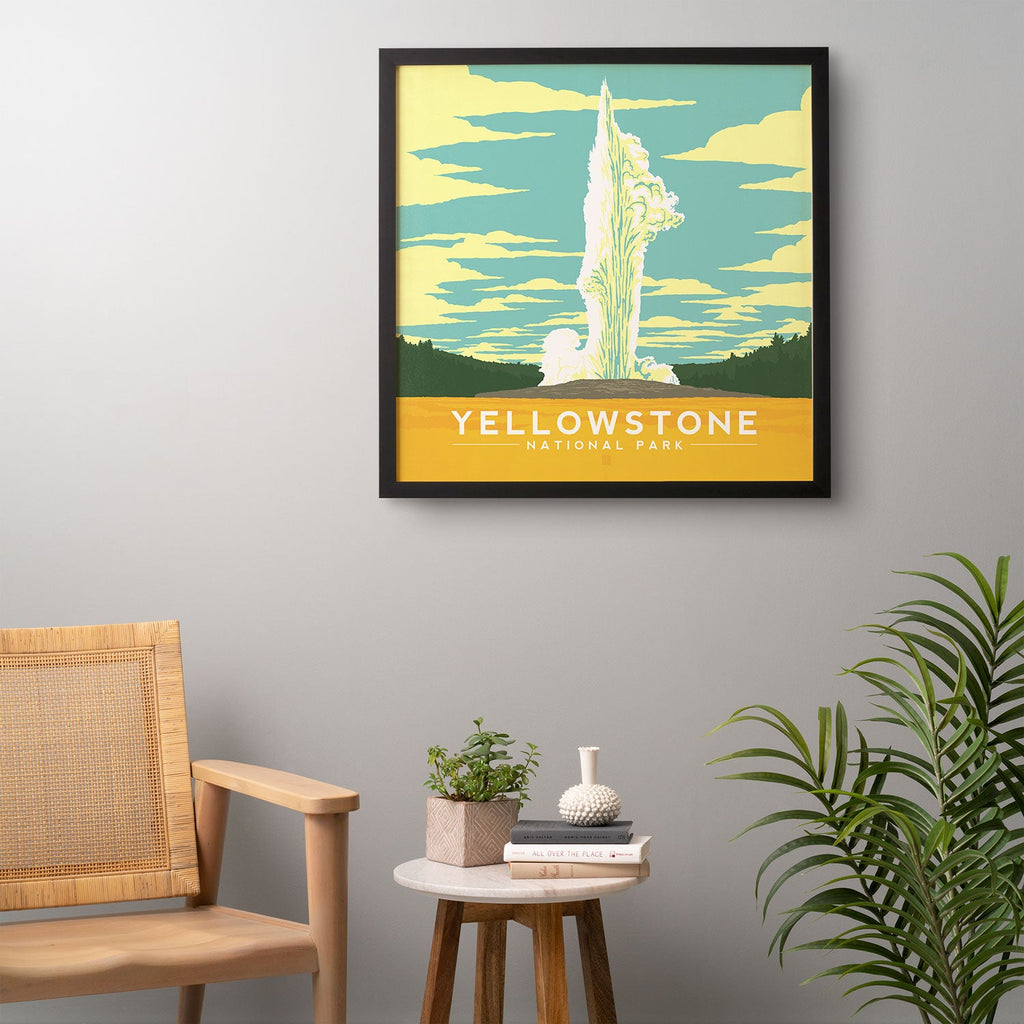 Anderson Design Group Yellowstone National Park Framed Wall Art