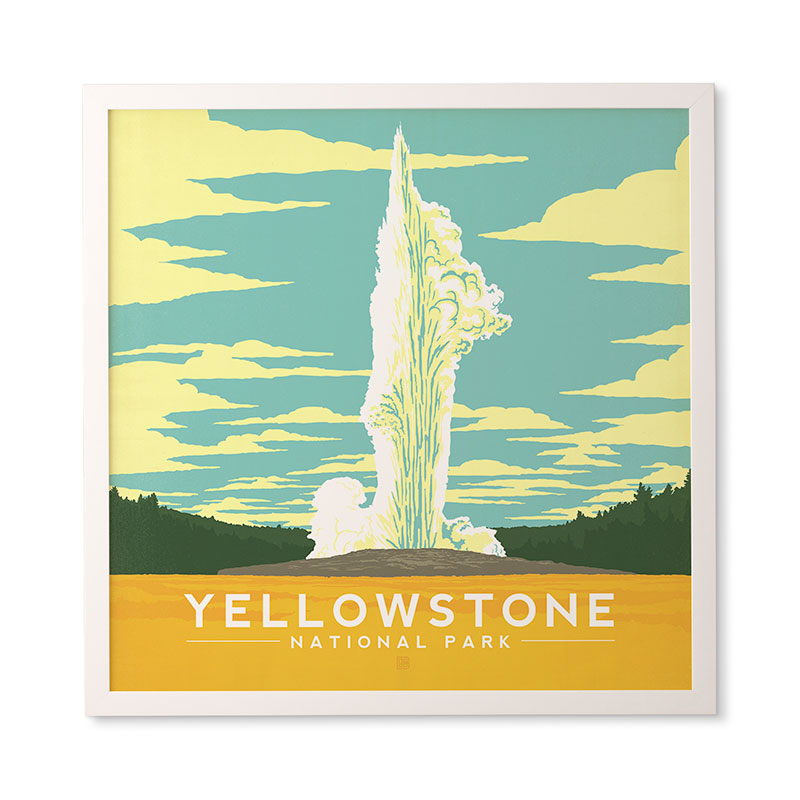 Anderson Design Group Yellowstone National Park Framed Wall Art