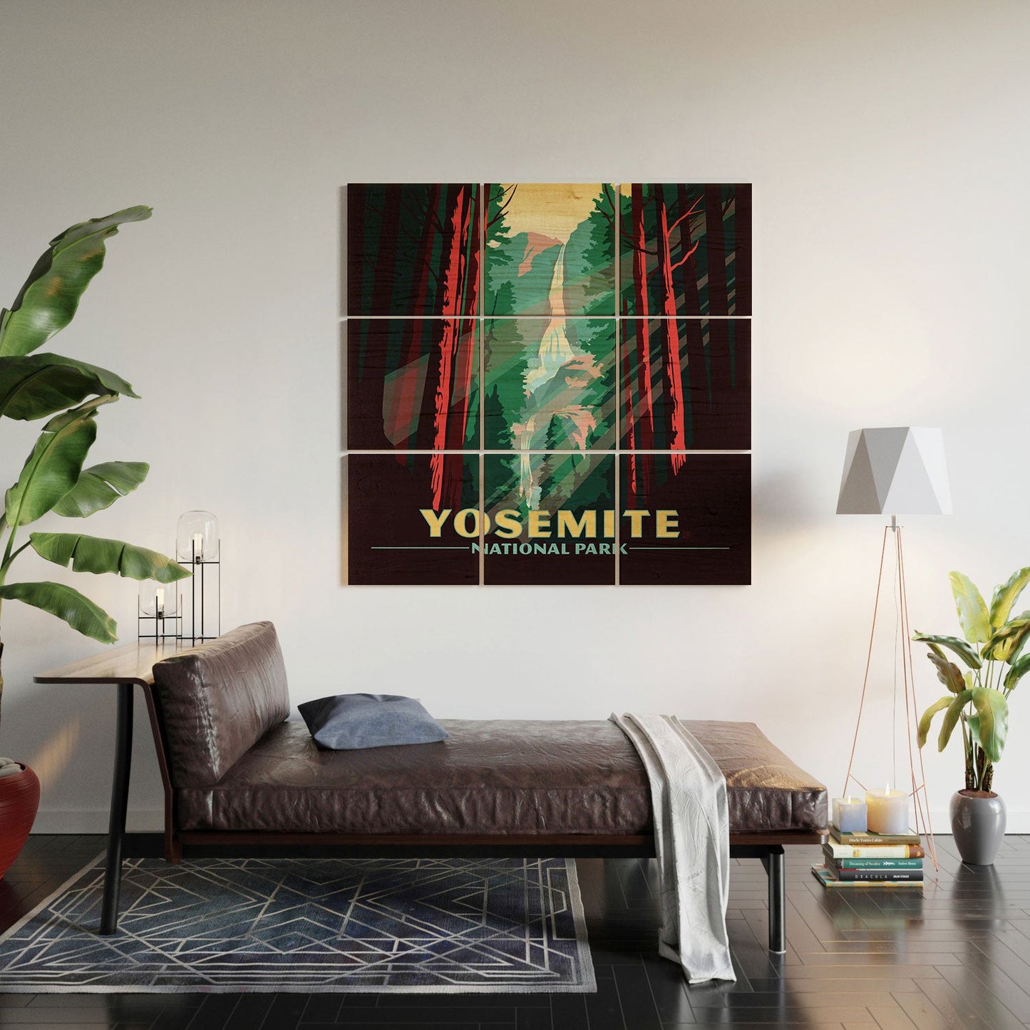 Anderson Design Group Yosemite National Park Wood Wall Mural