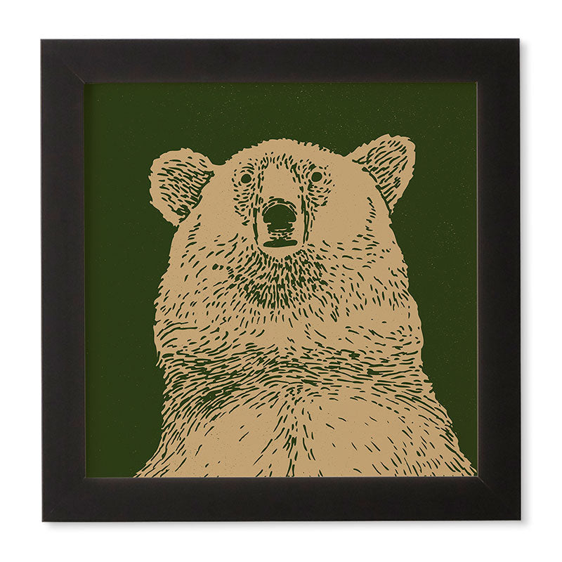 Andrew Henry Kodiak Bear Framed Wall Art