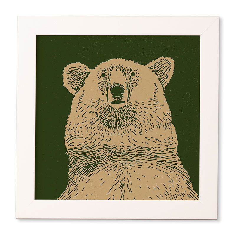Andrew Henry Kodiak Bear Framed Wall Art