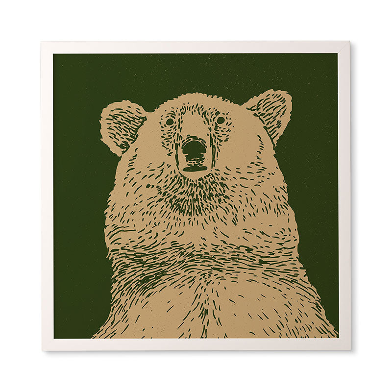 Andrew Henry Kodiak Bear Framed Wall Art