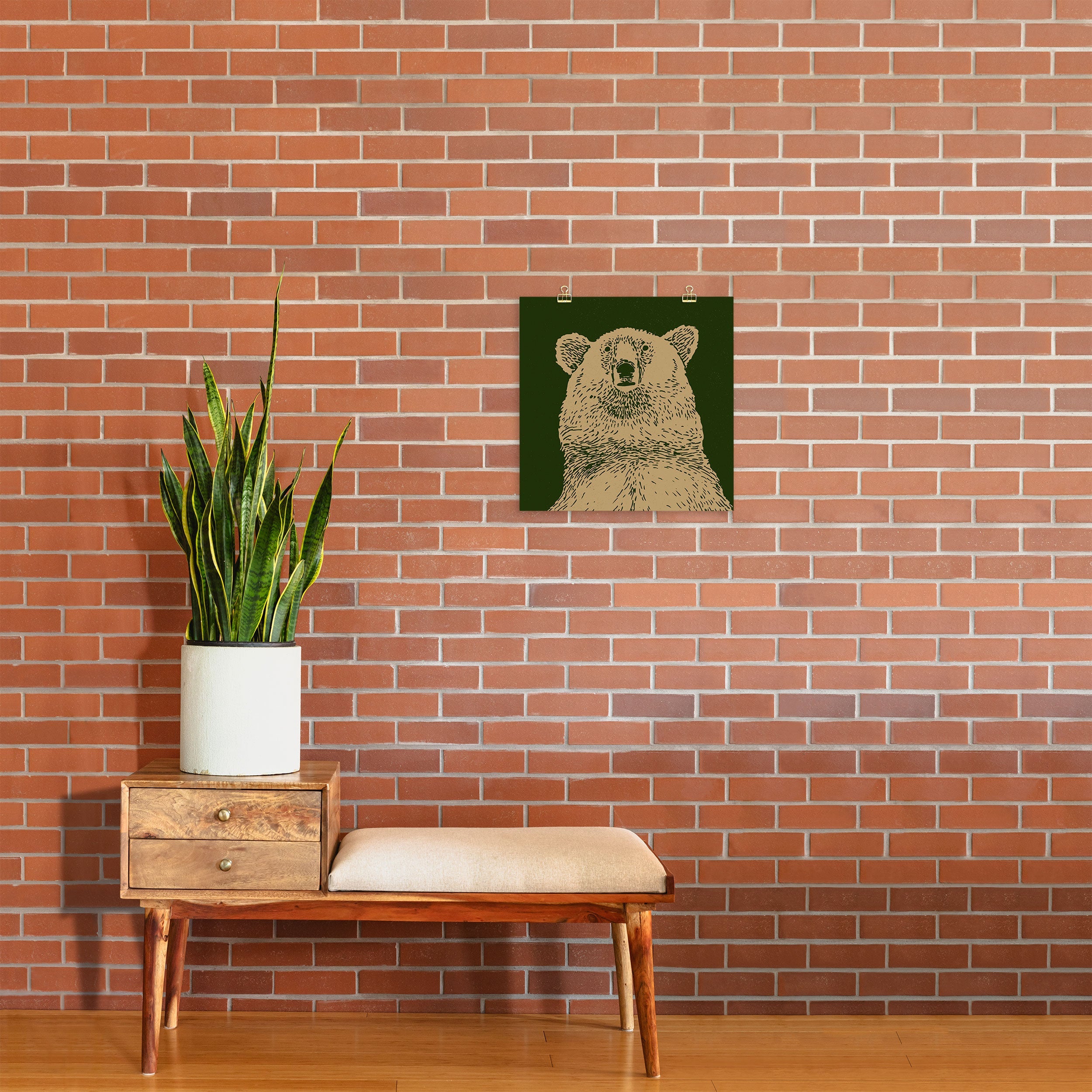 Andrew Henry Kodiak Bear Art Print