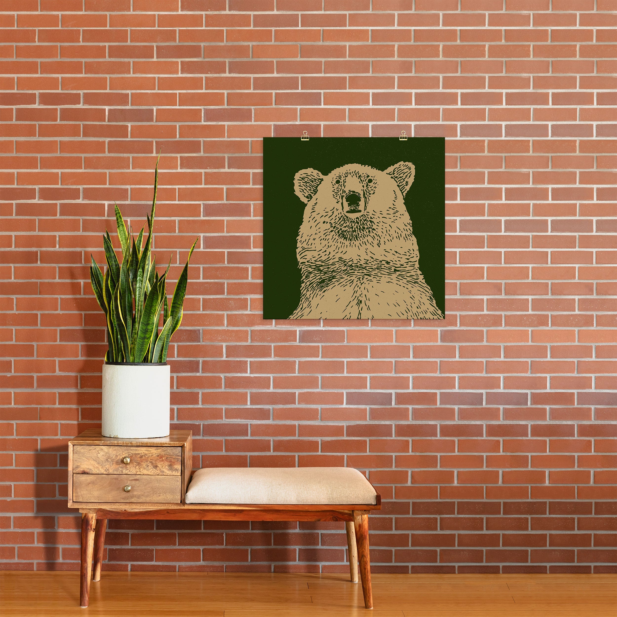 Andrew Henry Kodiak Bear Art Print