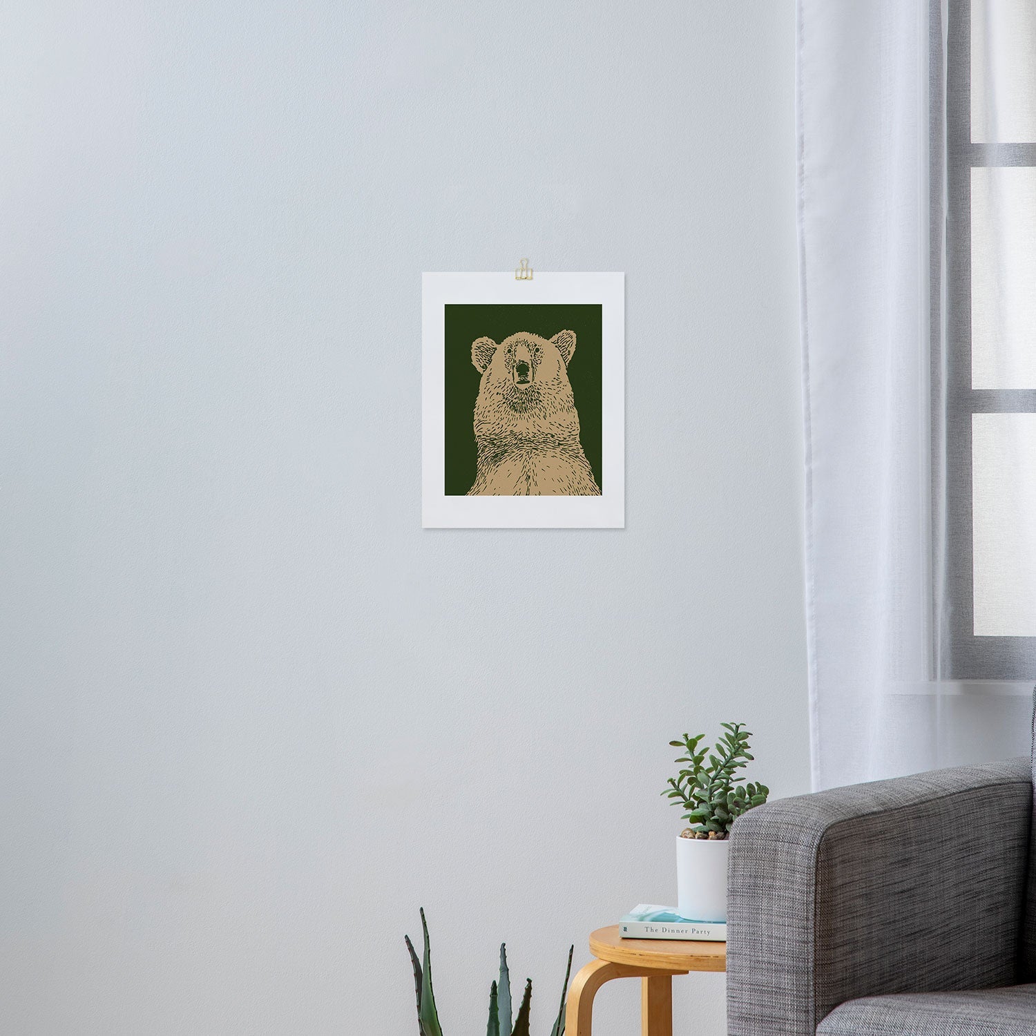 Andrew Henry Kodiak Bear Art Print