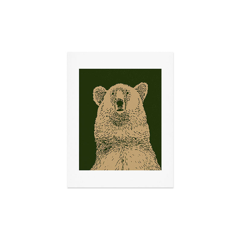 Andrew Henry Kodiak Bear Art Print