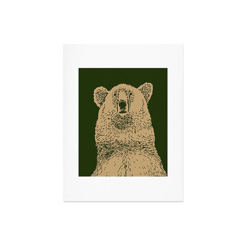 Andrew Henry Kodiak Bear Art Print