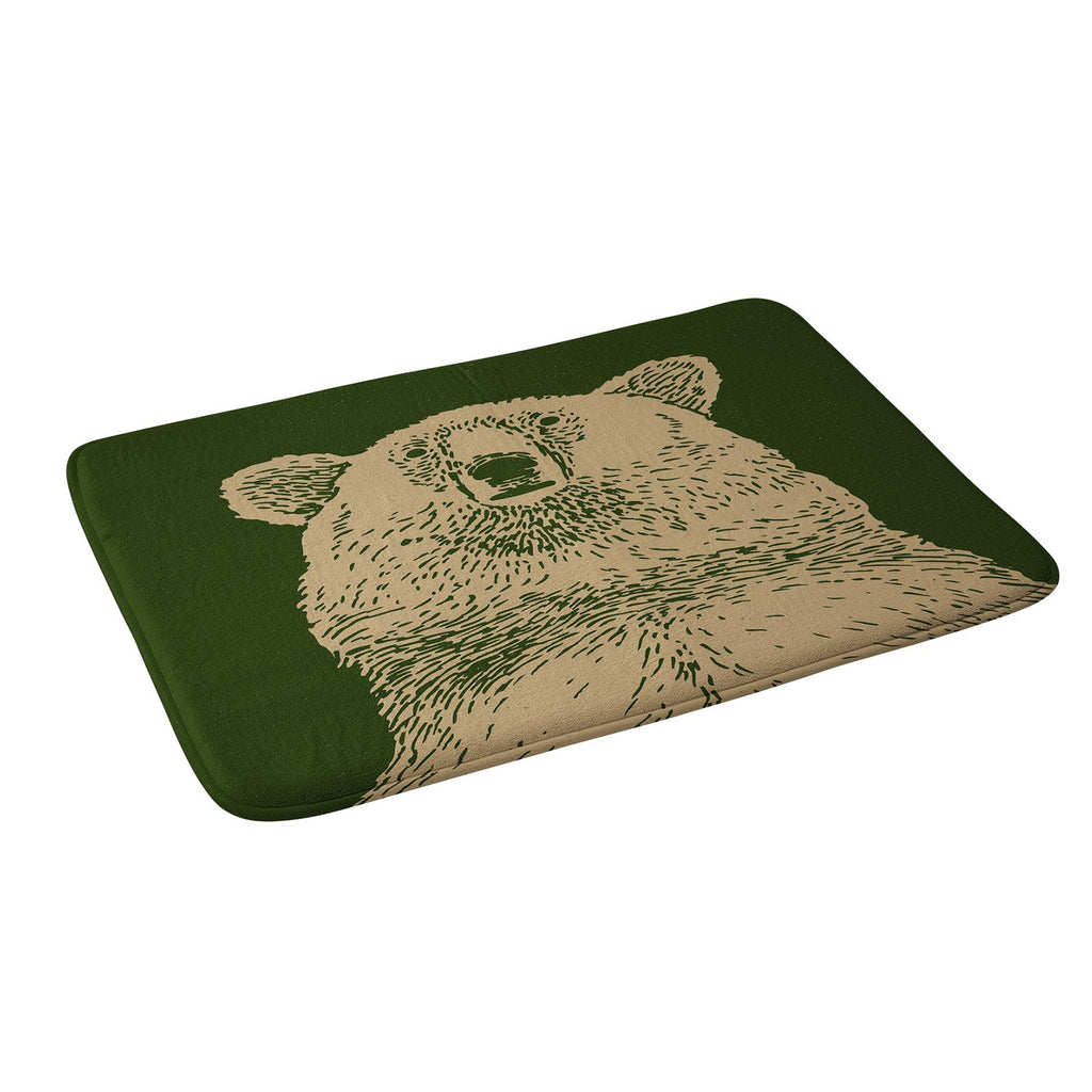 Andrew Henry Kodiak Bear Memory Foam Bath Mat