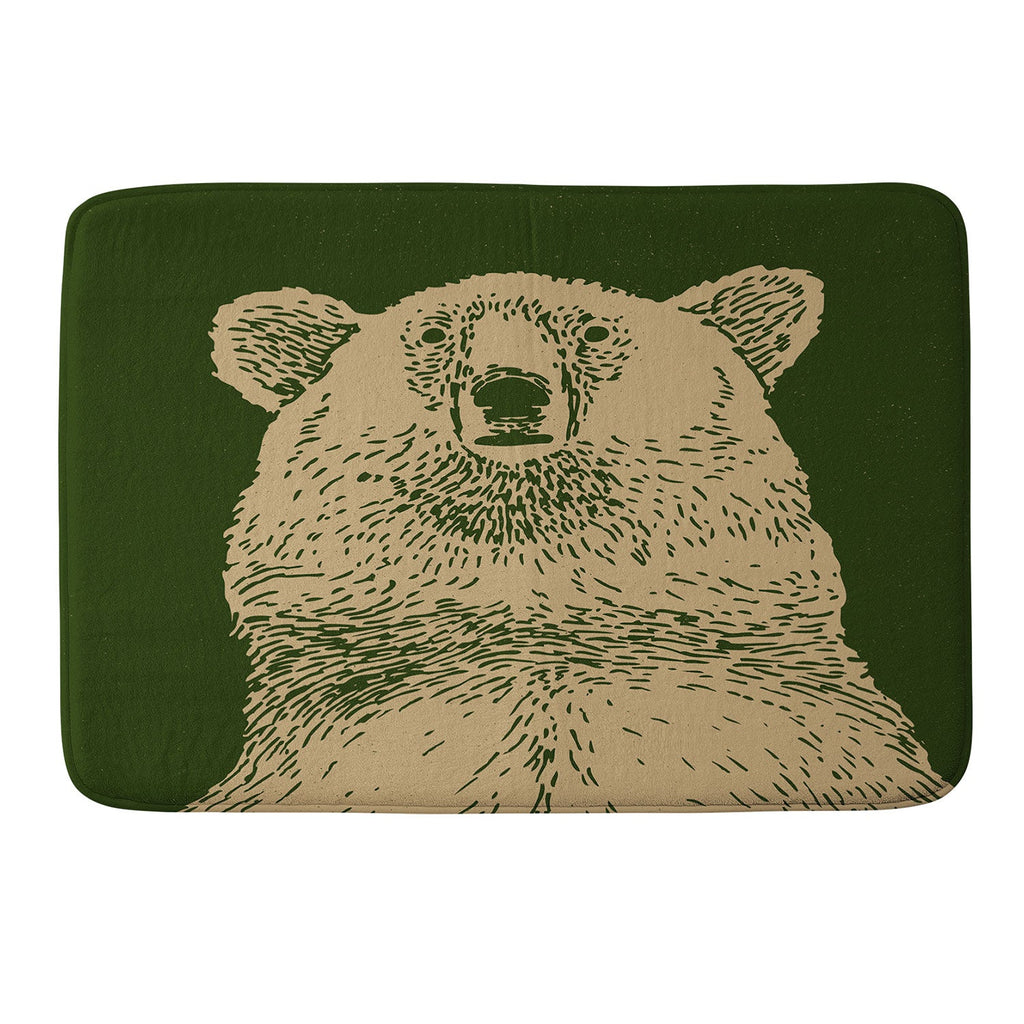 Andrew Henry Kodiak Bear Memory Foam Bath Mat