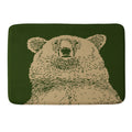 Andrew Henry Kodiak Bear Memory Foam Bath Mat
