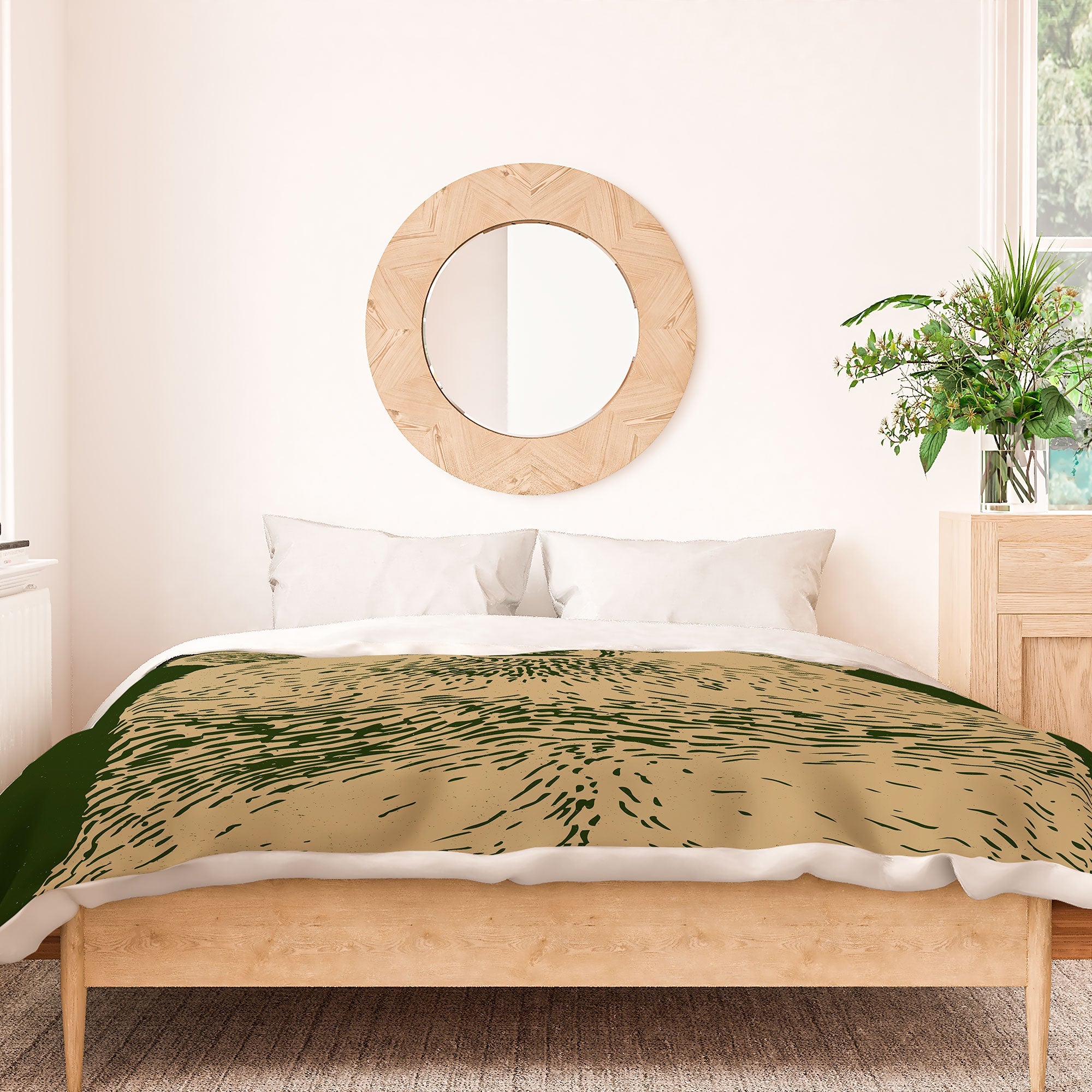 Andrew Henry Kodiak Bear Duvet Cover