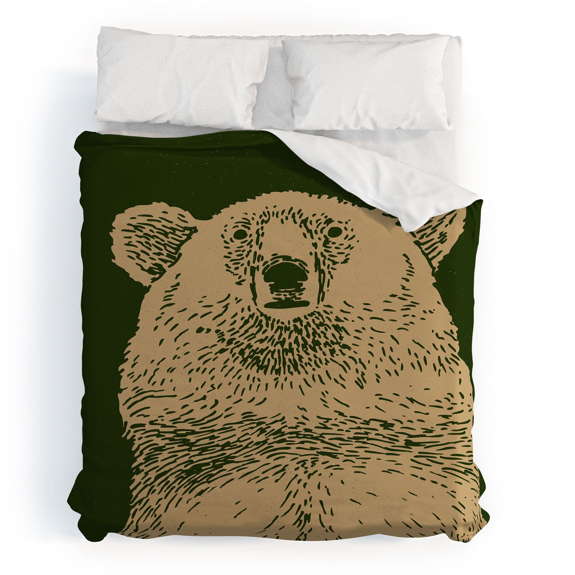 Andrew Henry Kodiak Bear Duvet Cover