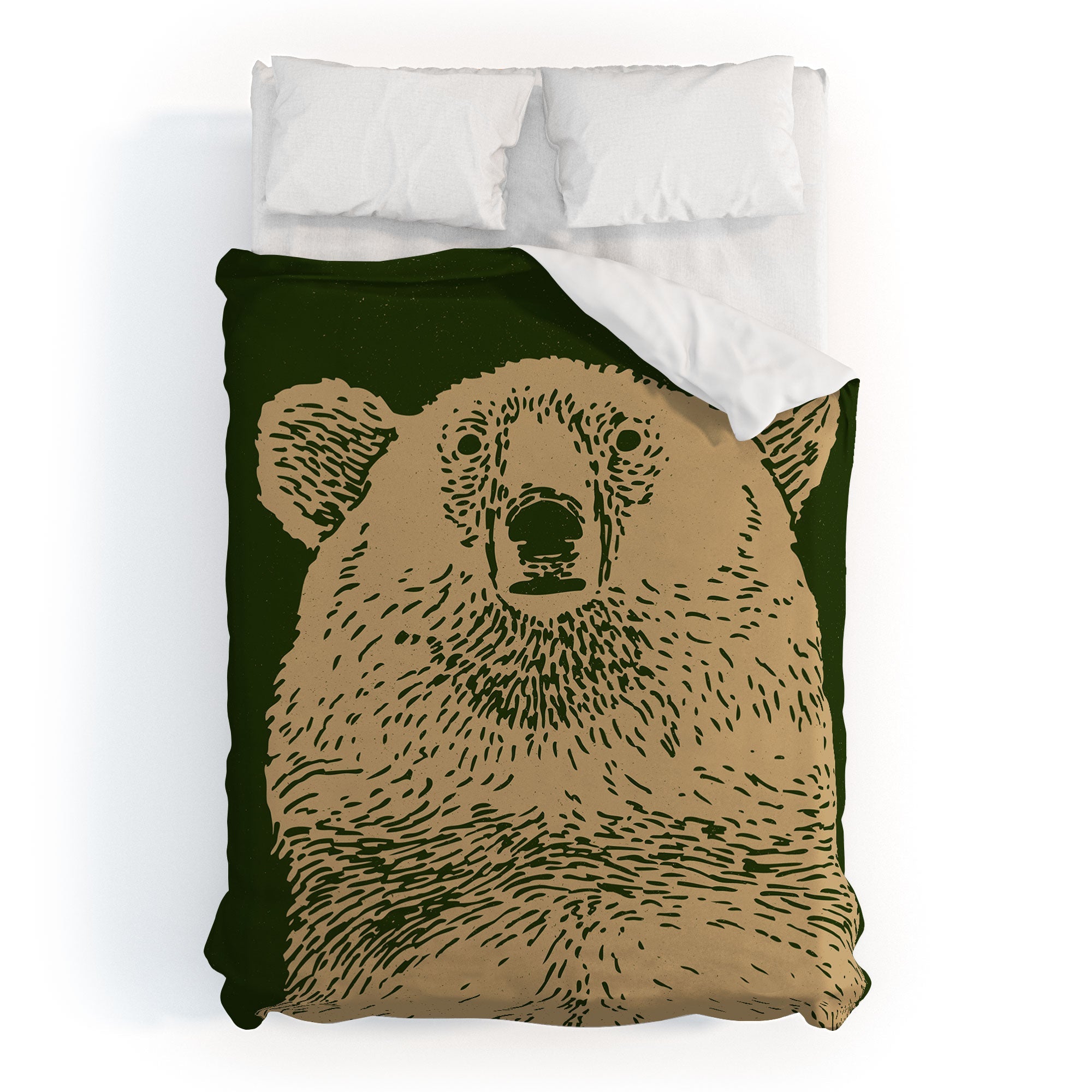 Andrew Henry Kodiak Bear Duvet Cover