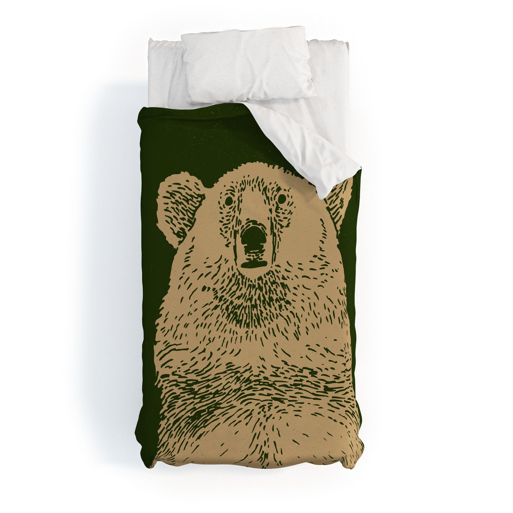 Andrew Henry Kodiak Bear Duvet Cover