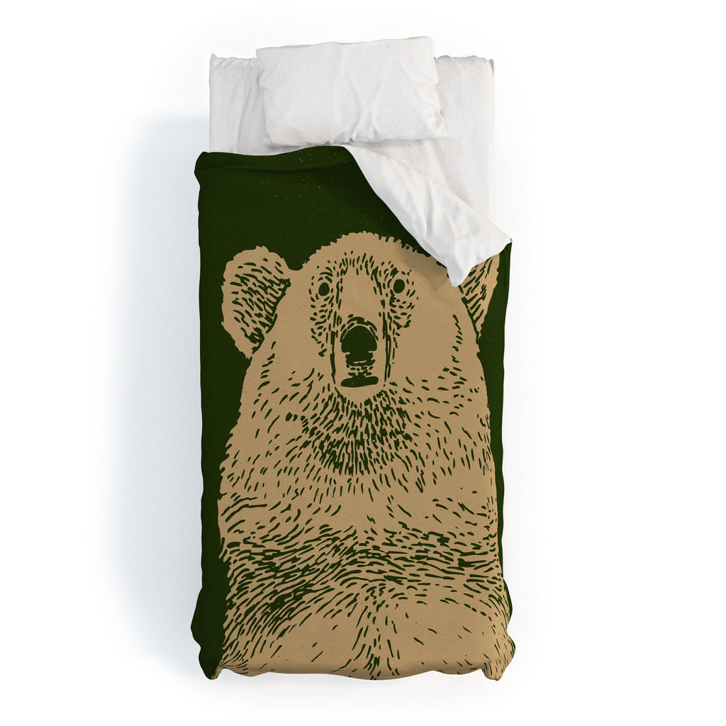 Andrew Henry Kodiak Bear Duvet Cover