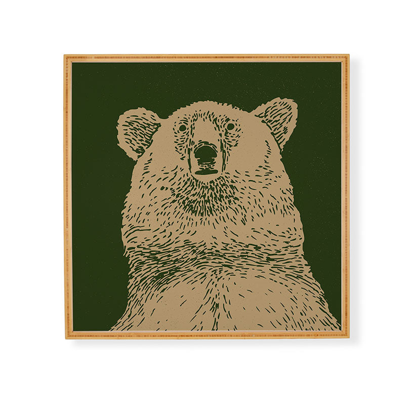Andrew Henry Kodiak Bear Framed Wall Art