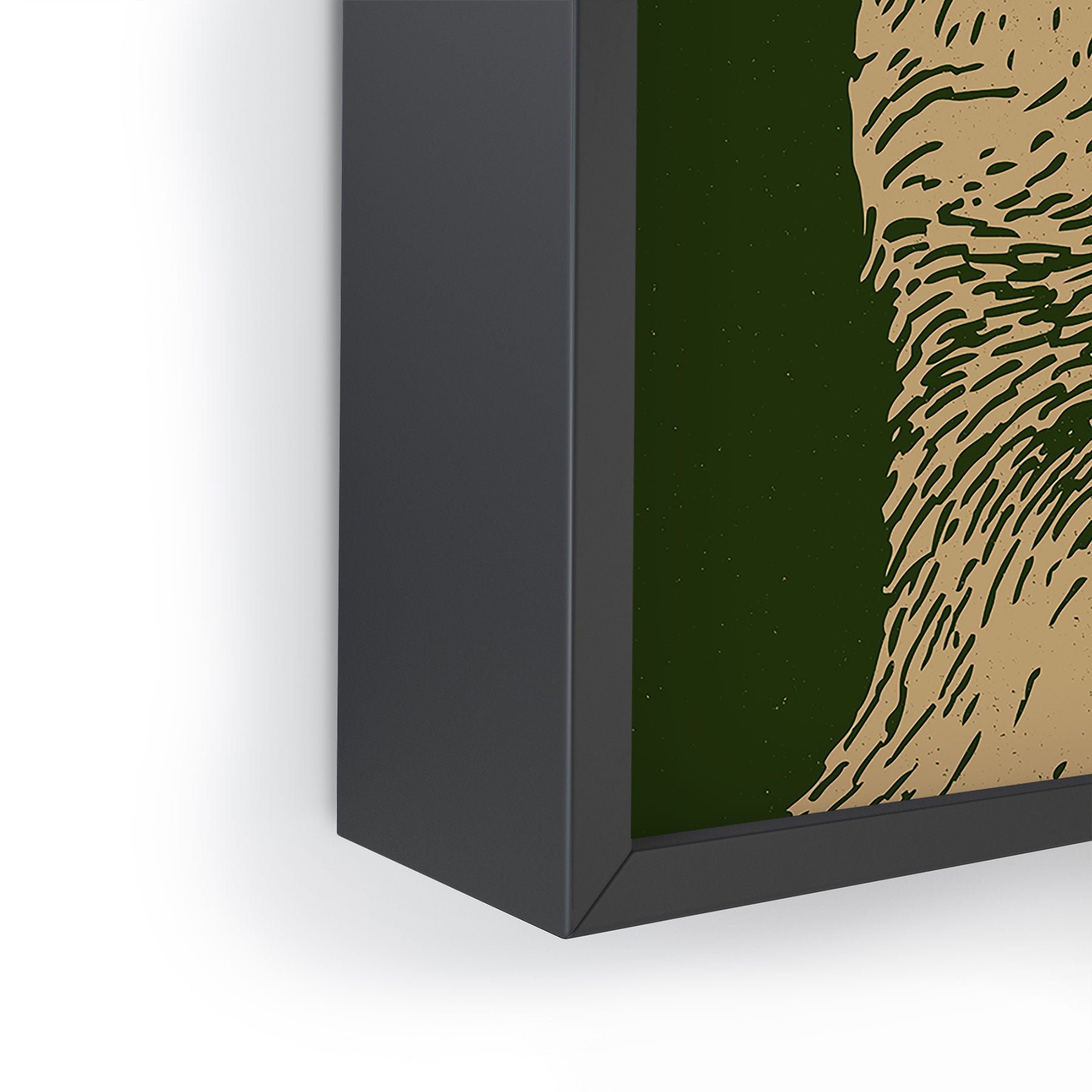 Andrew Henry Kodiak Bear Framed Mini Art Print