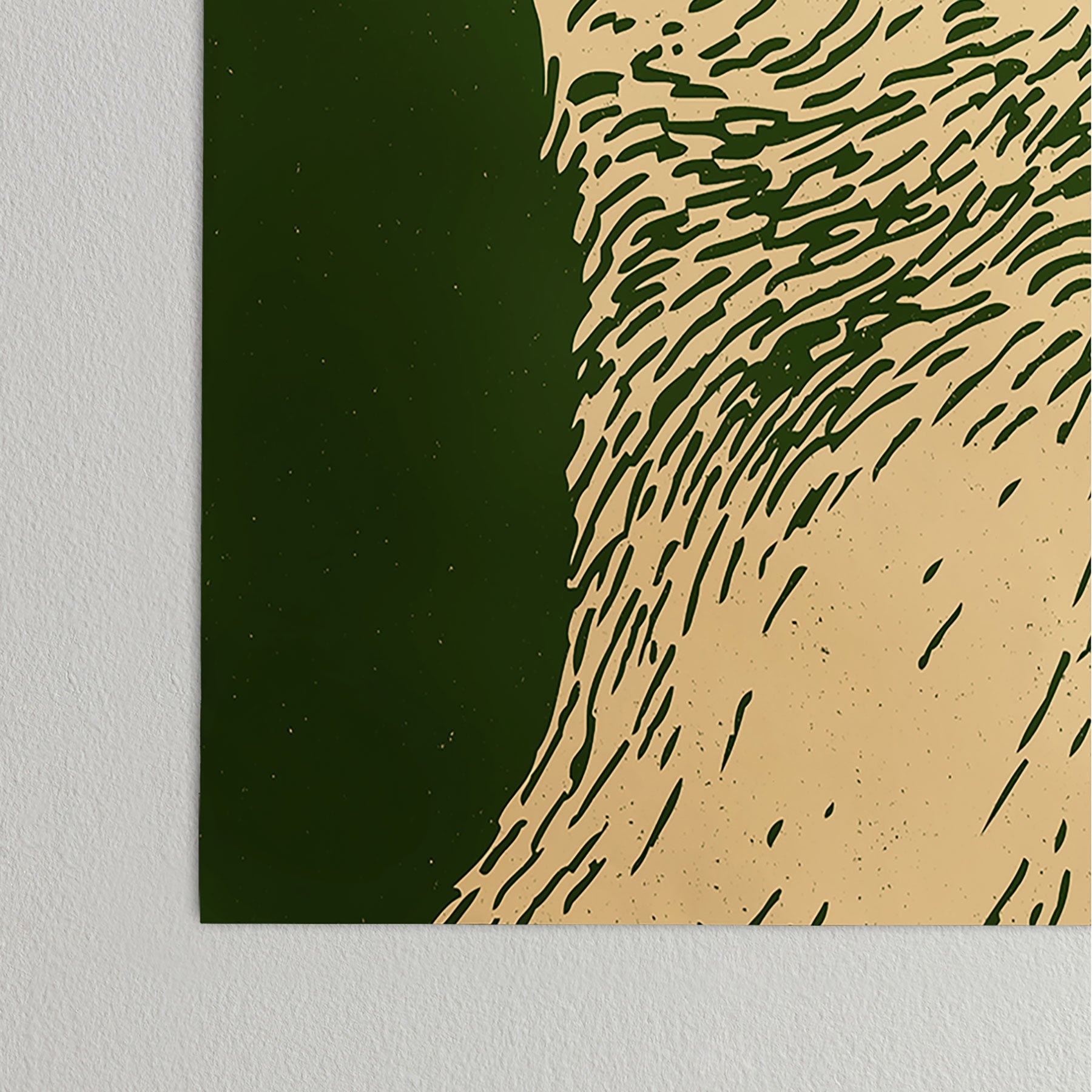 Andrew Henry Kodiak Bear Poster