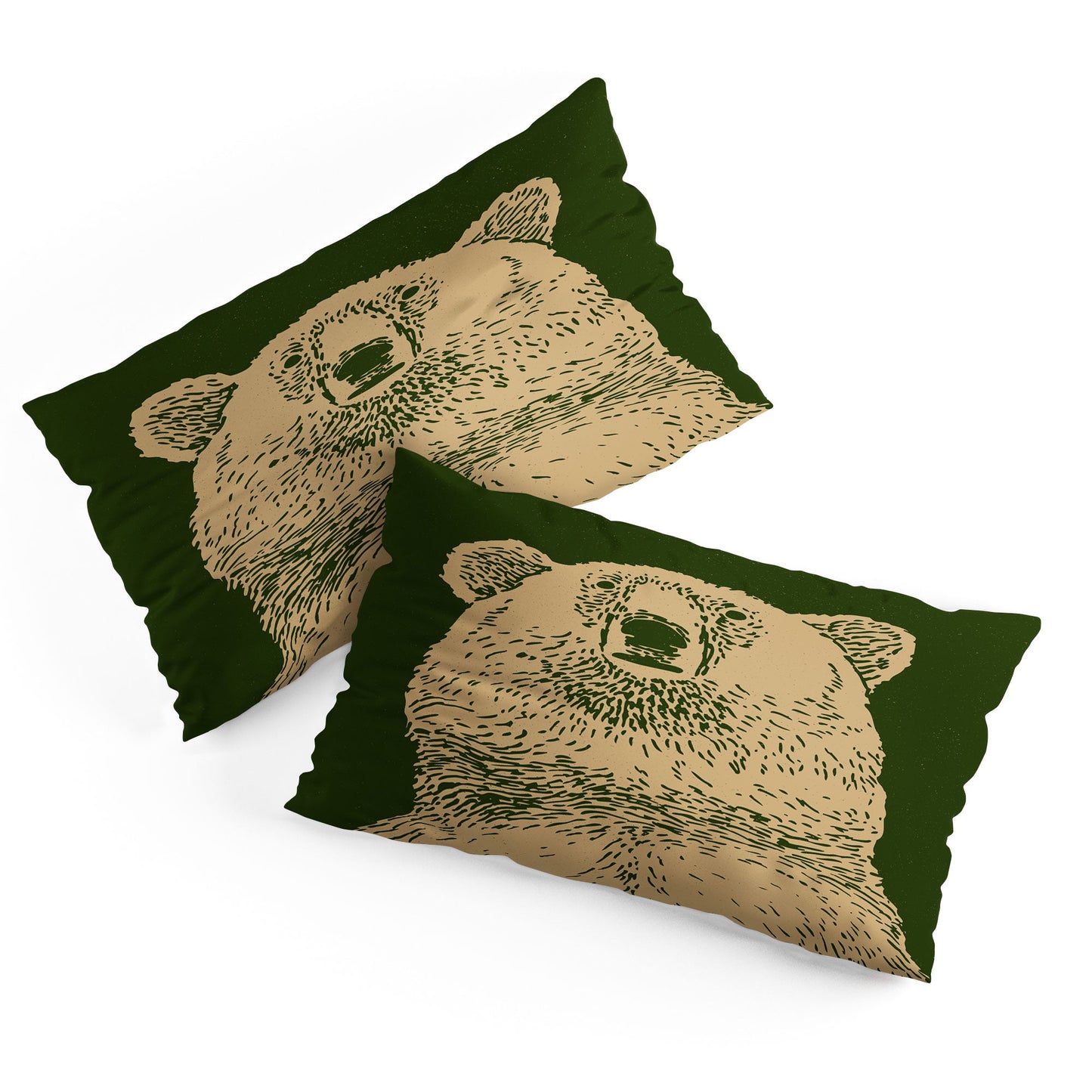 Andrew Henry Kodiak Bear Pillow Shams