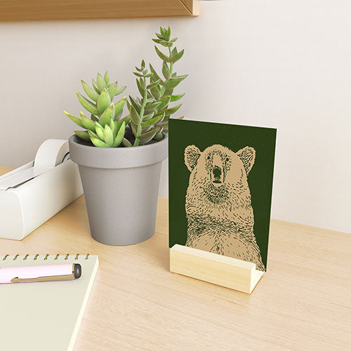 Andrew Henry Kodiak Bear Mini Art Print