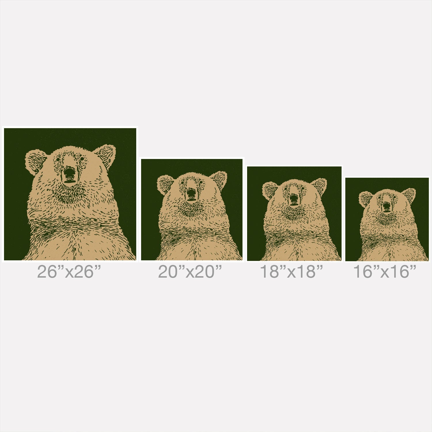 Andrew Henry Kodiak Bear Throw Pillow