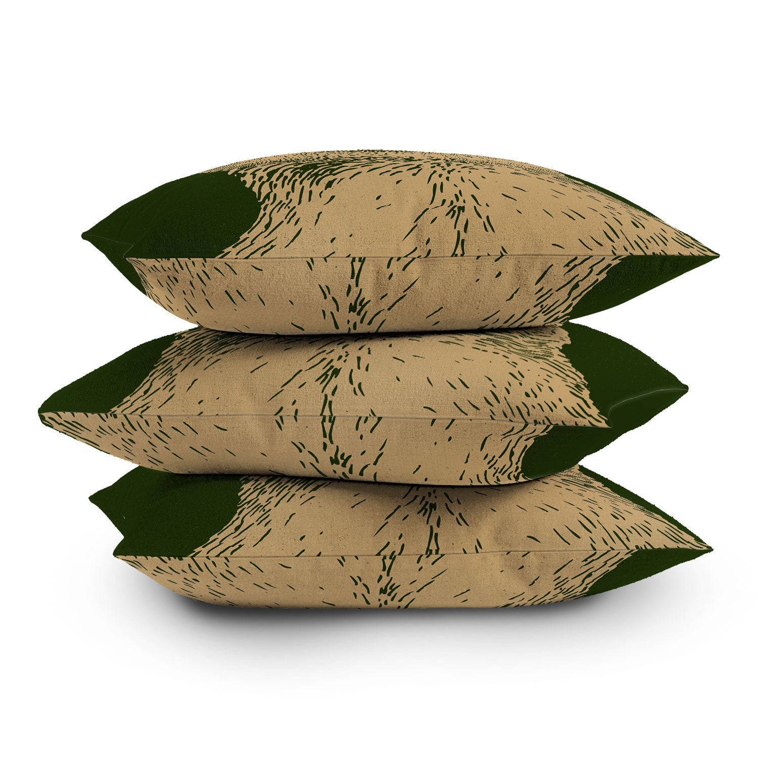 Andrew Henry Kodiak Bear Throw Pillow