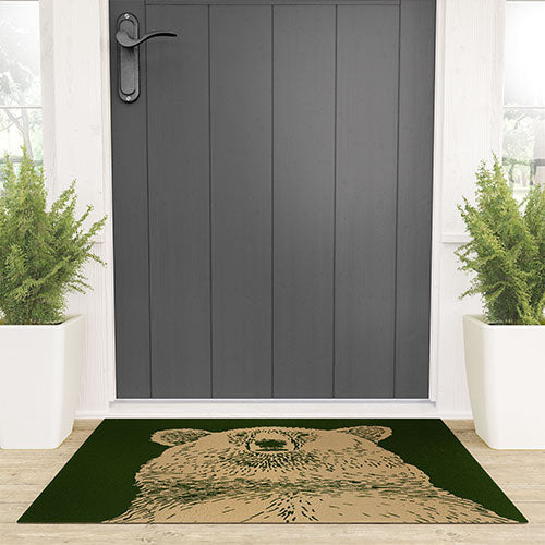 Andrew Henry Kodiak Bear Welcome Mat