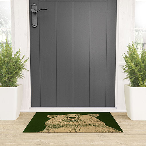 Andrew Henry Kodiak Bear Welcome Mat