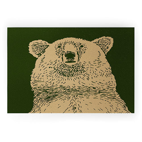 Andrew Henry Kodiak Bear Welcome Mat