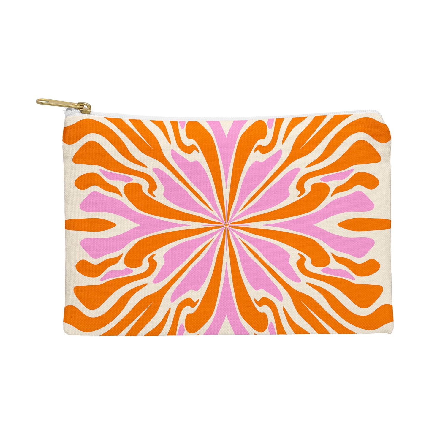 Angela Minca Abstract Symmetry Petals 2 Pouch