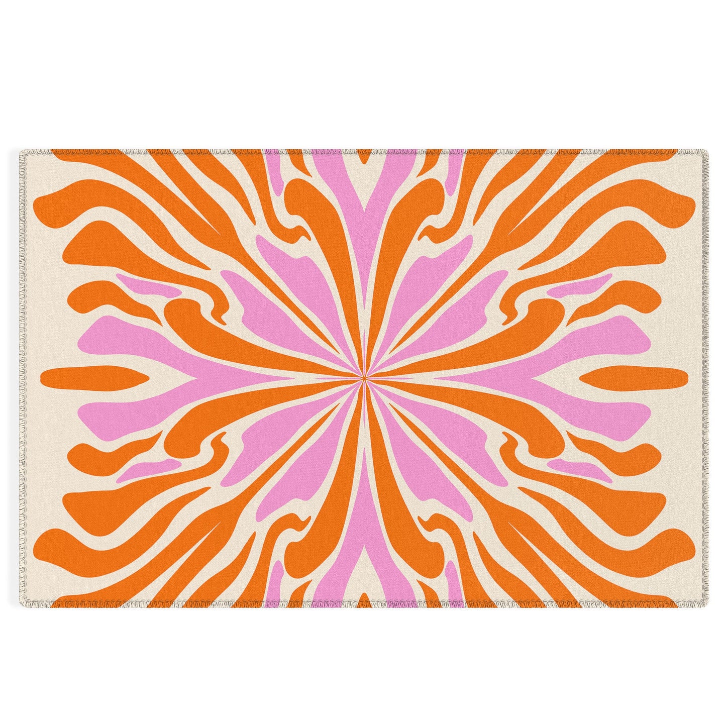 Angela Minca Abstract Symmetry Petals 2 Outdoor Rug