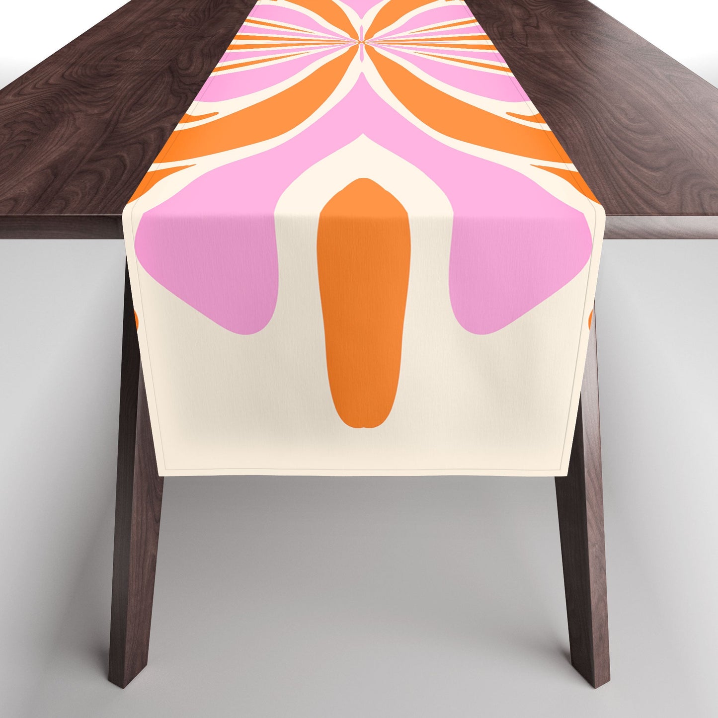 Angela Minca Abstract Symmetry Petals 2 Table Runner