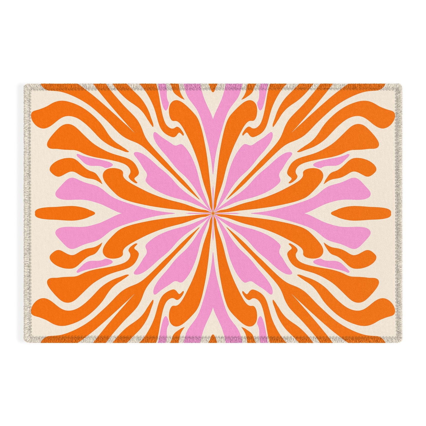 Angela Minca Abstract Symmetry Petals 2 Outdoor Rug