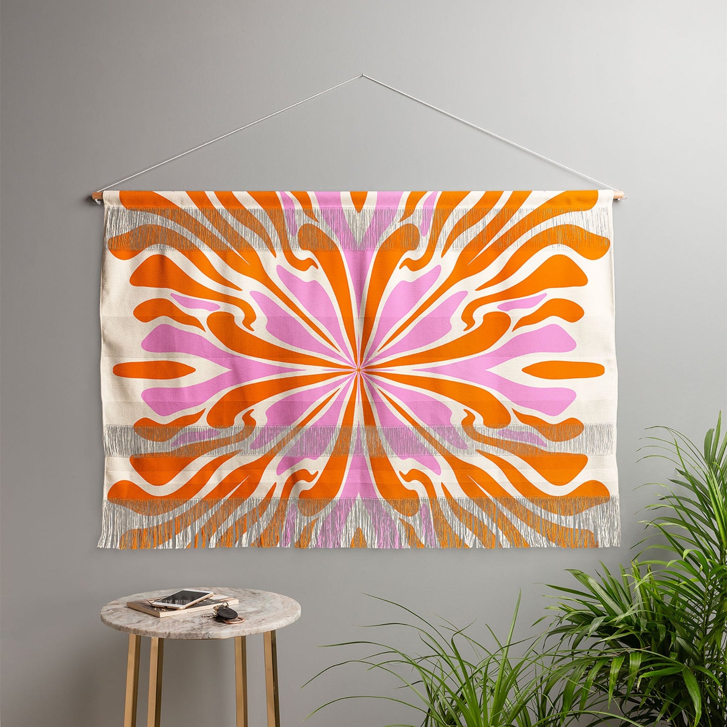 Angela Minca Abstract Symmetry Petals 2 Wall Hanging Landscape