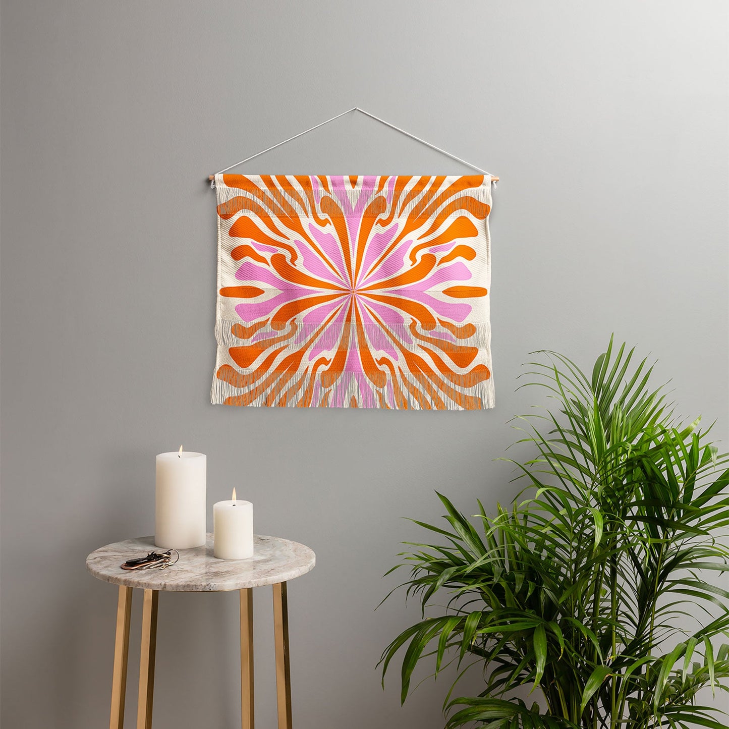 Angela Minca Abstract Symmetry Petals 2 Wall Hanging Landscape