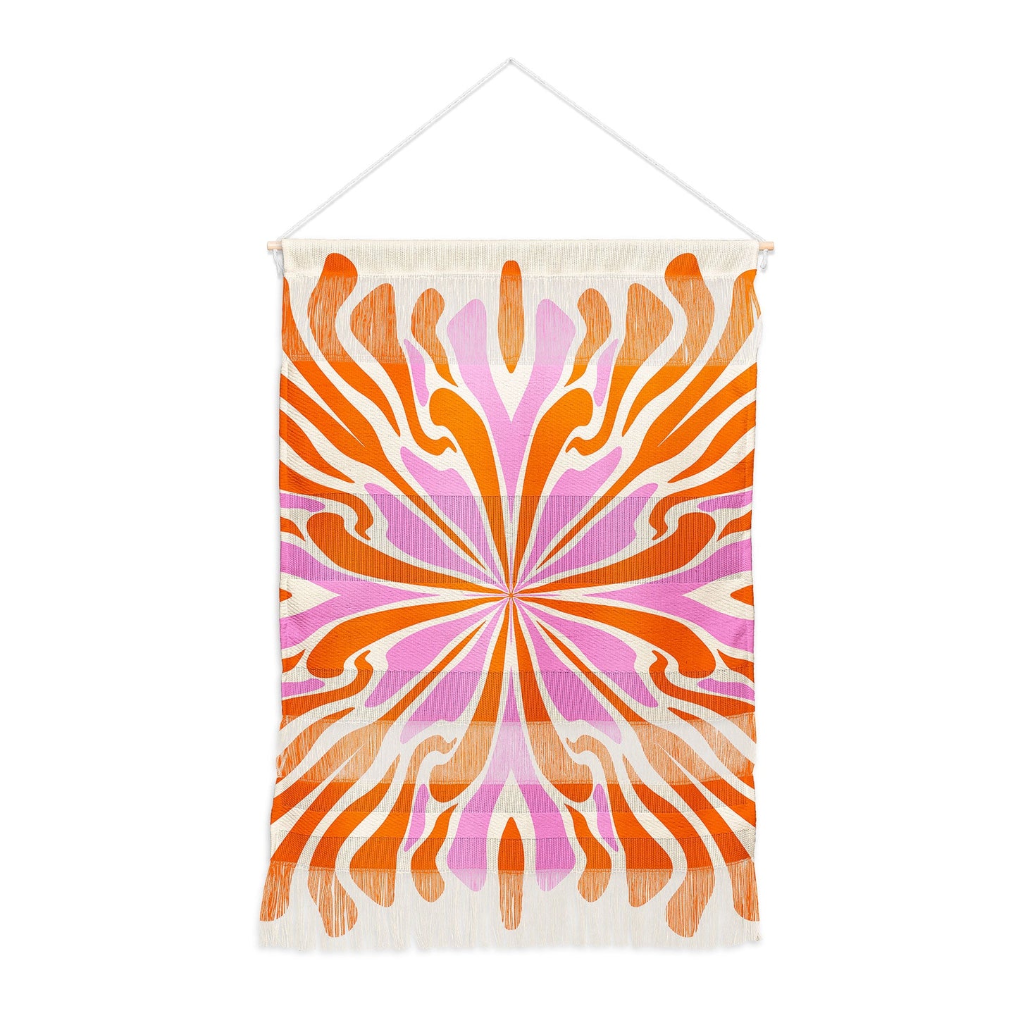 Angela Minca Abstract Symmetry Petals 2 Wall Hanging Portrait