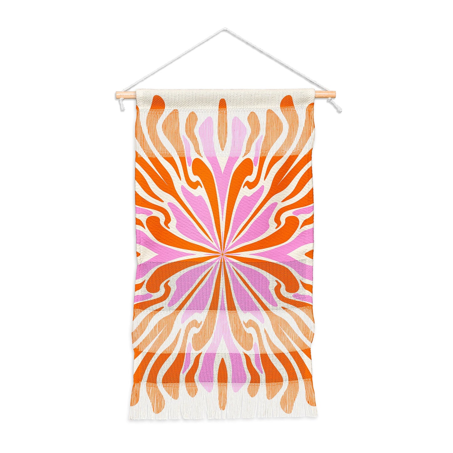 Angela Minca Abstract Symmetry Petals 2 Wall Hanging Portrait