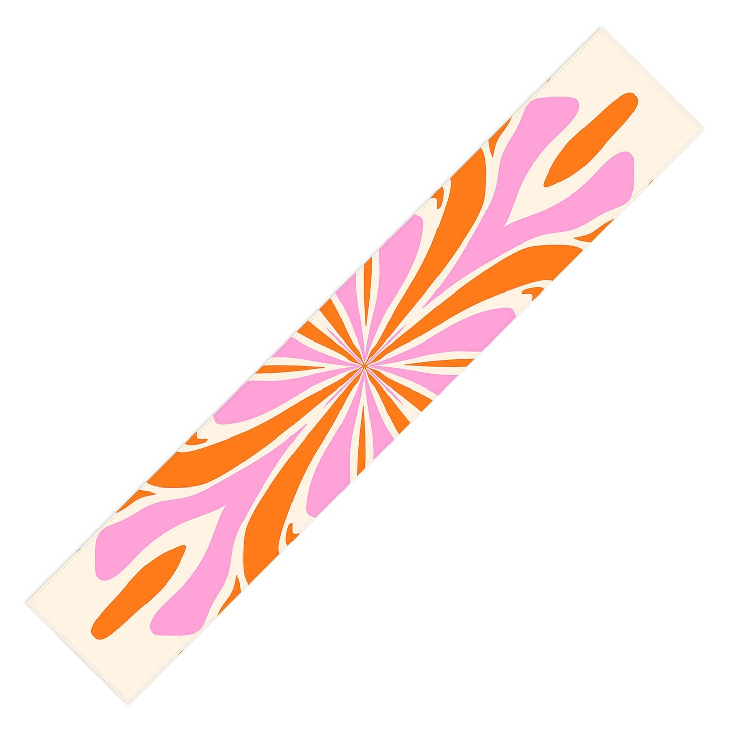 Angela Minca Abstract Symmetry Petals 2 Table Runner