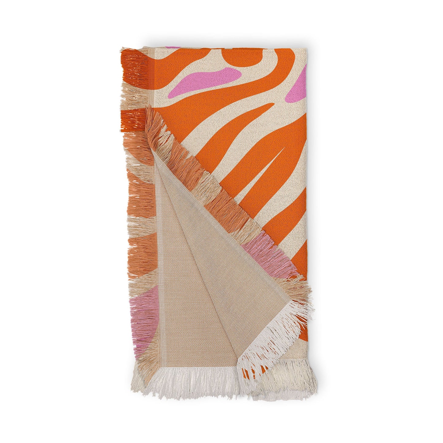Angela Minca Abstract Symmetry Petals 2 Throw Blanket