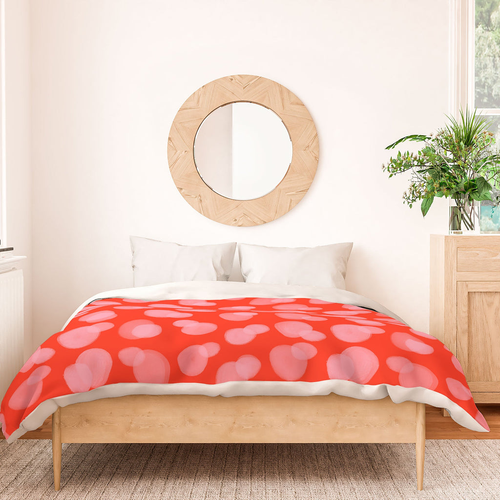 Angela Minca Cute abstract dots Duvet Cover