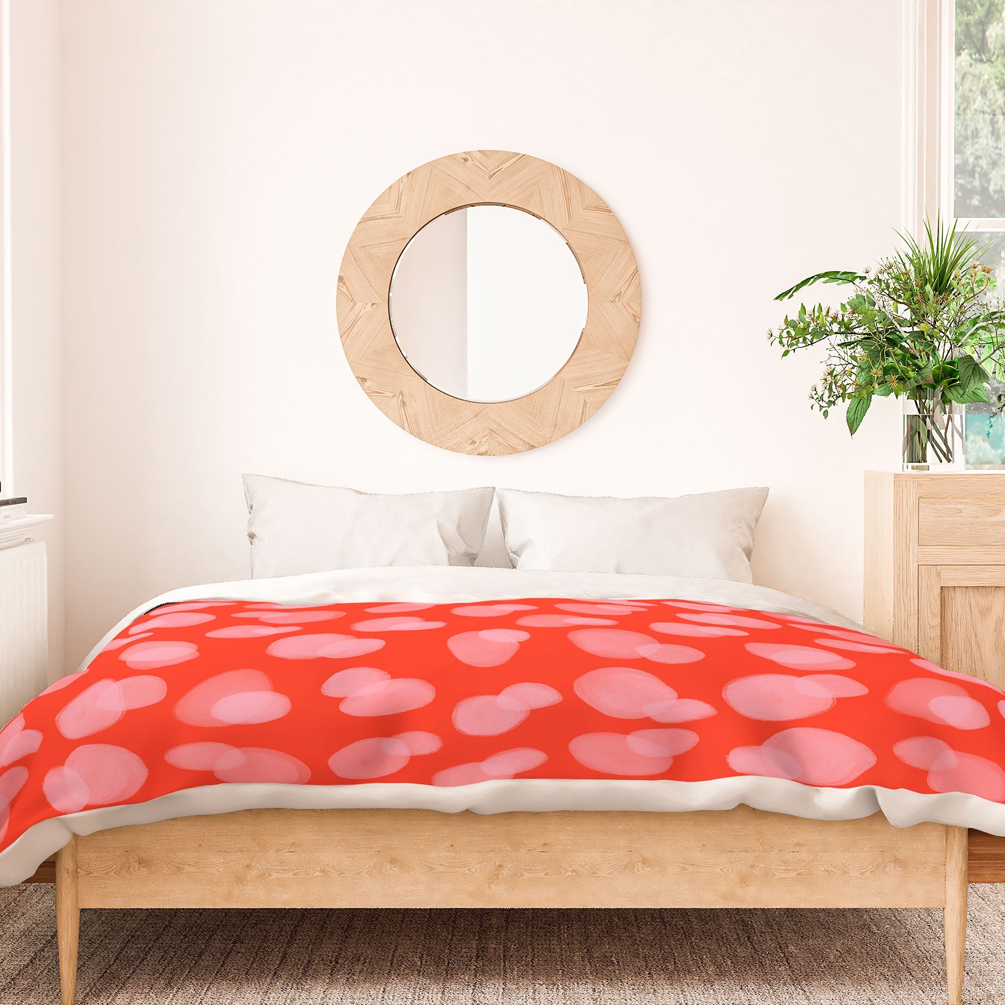 Angela Minca Cute abstract dots Duvet Cover