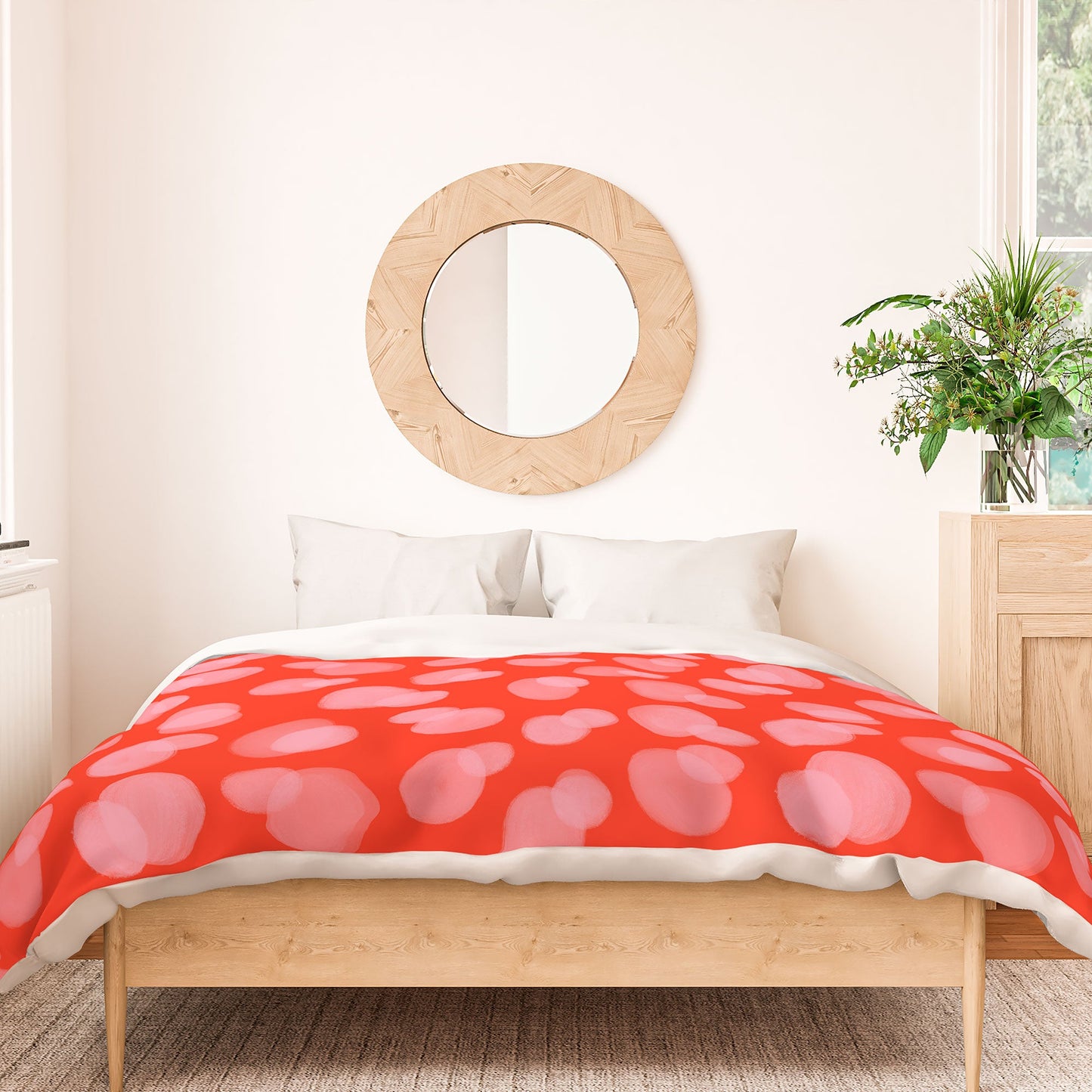 Angela Minca Cute abstract dots Duvet Cover