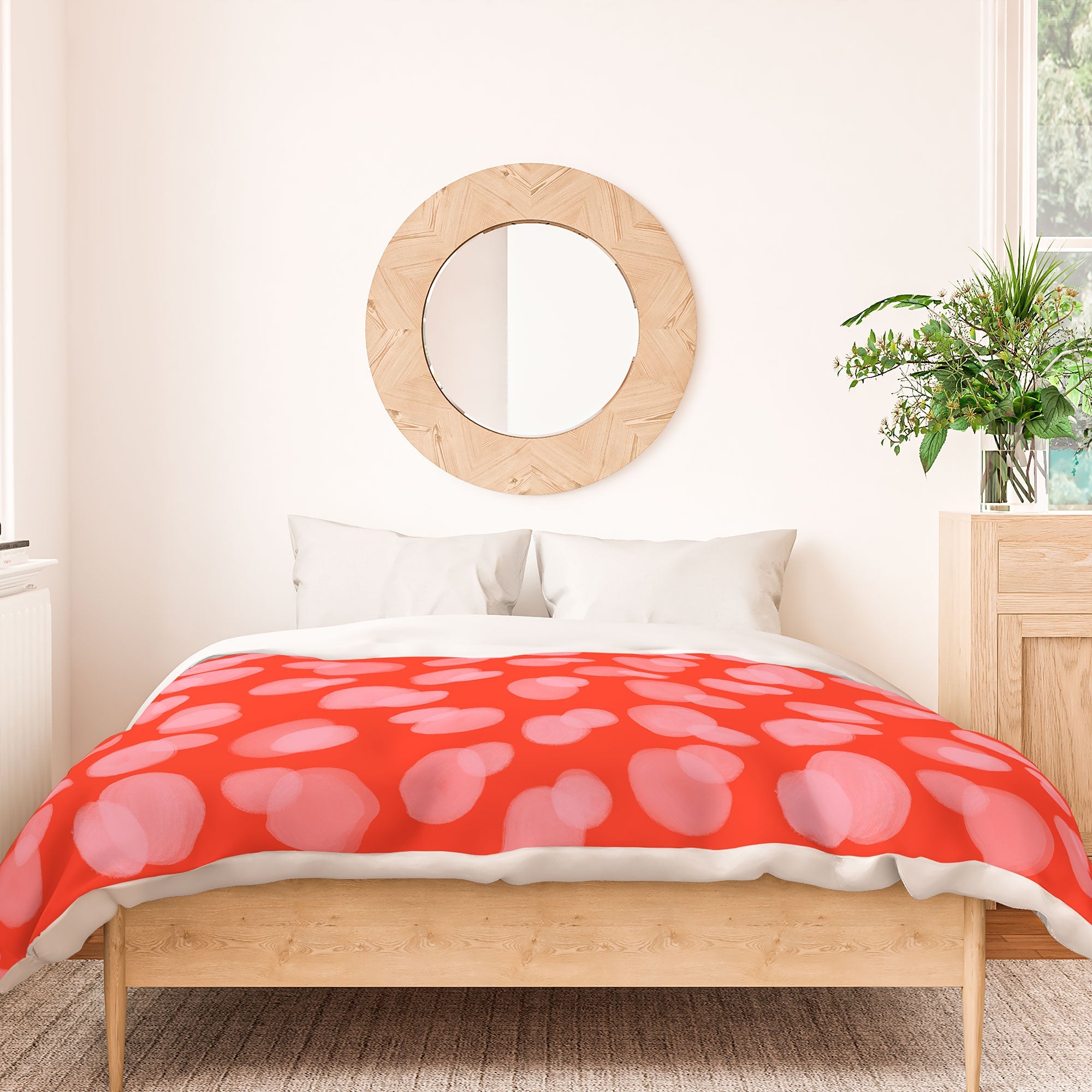 Angela Minca Cute abstract dots Duvet Cover