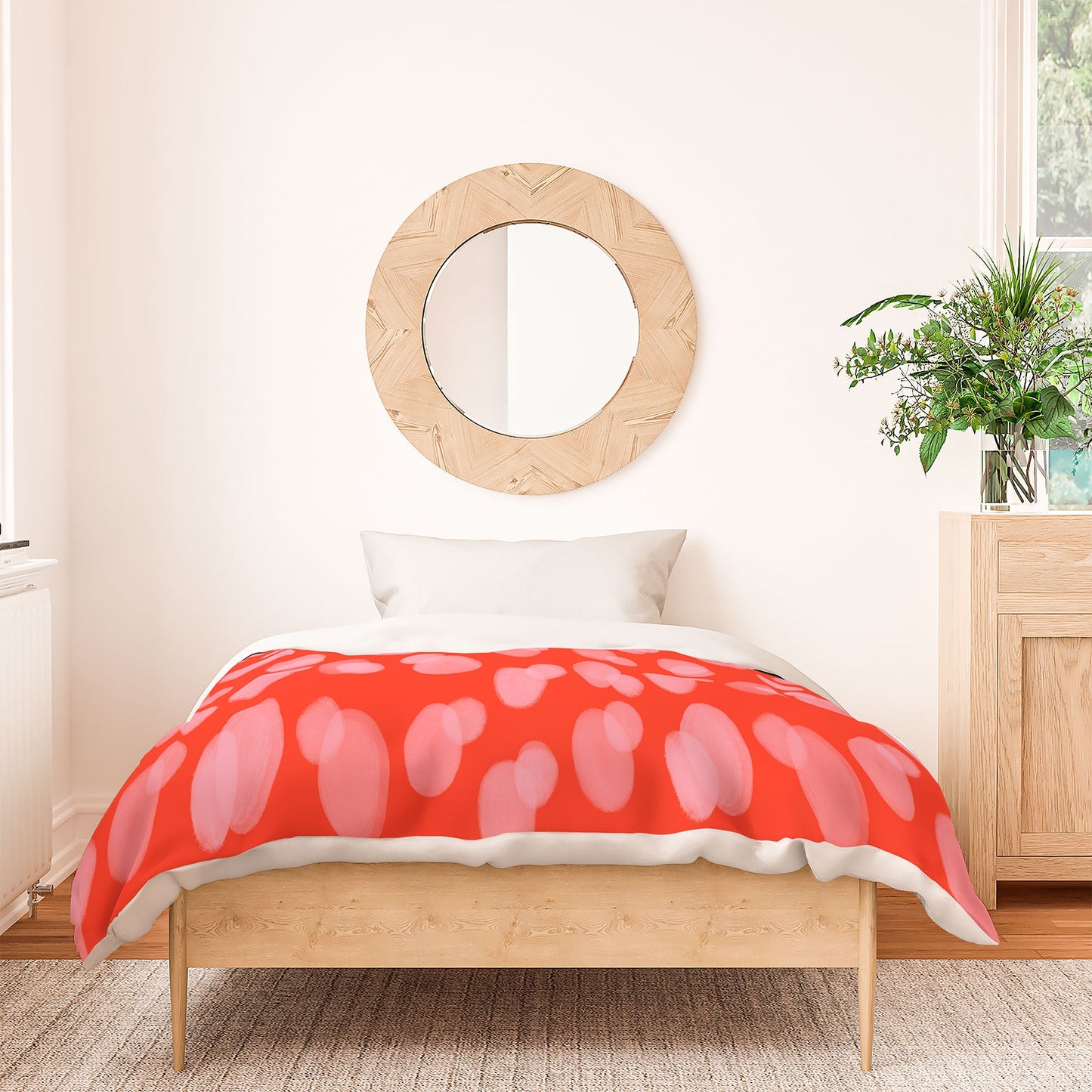 Angela Minca Cute abstract dots Duvet Cover