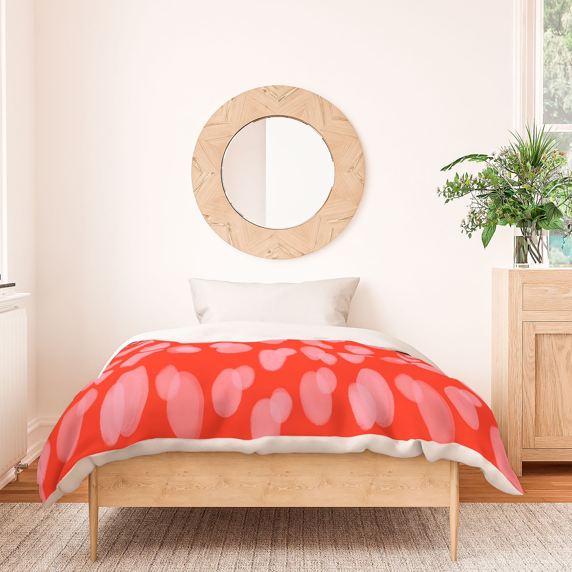 Angela Minca Cute abstract dots Duvet Cover