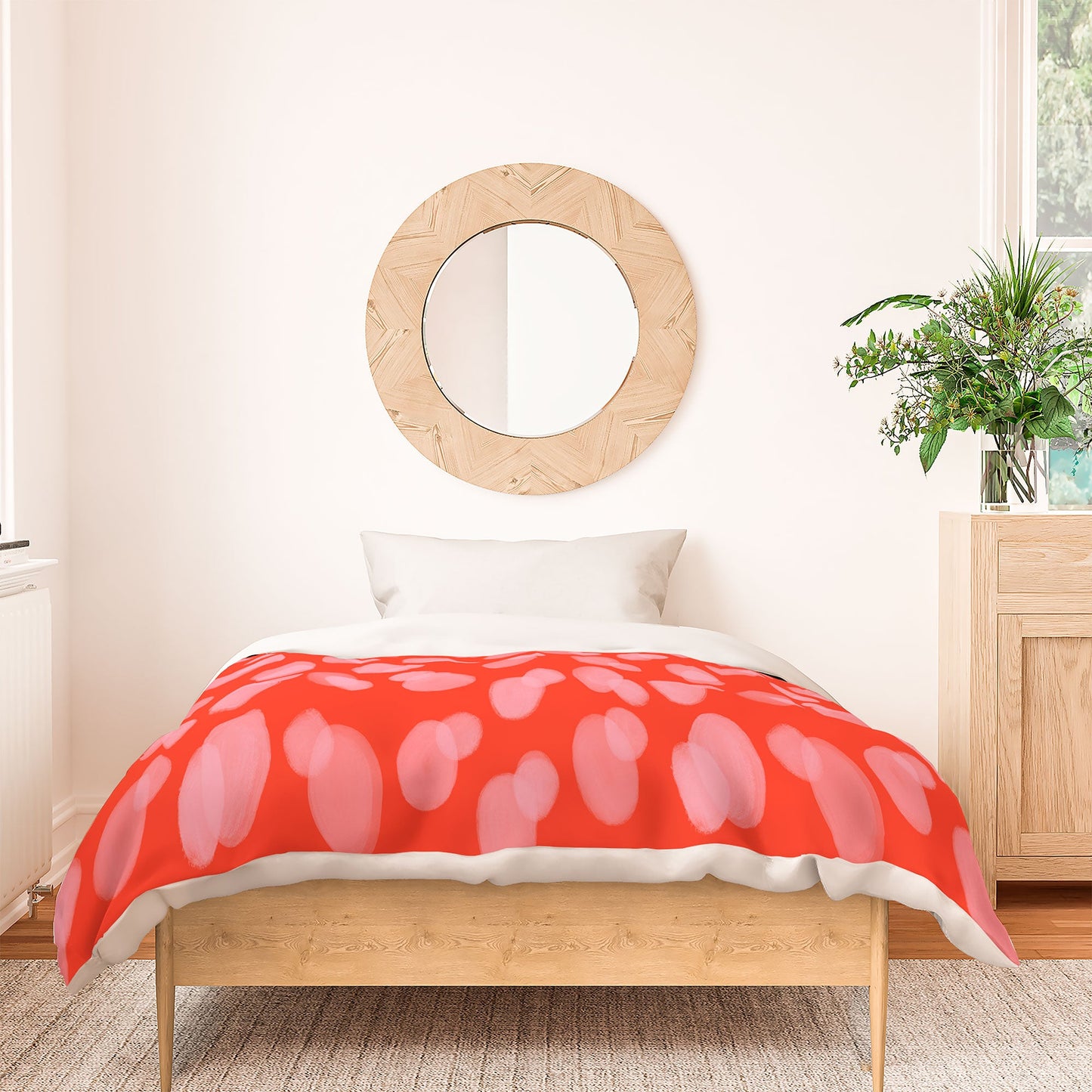 Angela Minca Cute abstract dots Duvet Cover
